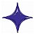 Balão Qualatex 40" - Shape Solto - Starpoint Roxo Quartzo - 1 Un - Imagem 1