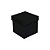 Caixa Cubo com Relevo Preto M 15x15x15cm - 10 Un - Imagem 1