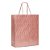 Sacola Premium Lisa Rosê Gold com Relevo M 26x31x10cm - 10 Un - Imagem 1