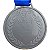 Medalha Plástica Prata - 1 Un - Imagem 2