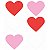 Aplique Artesanal Corações Love M - 10 Un - Imagem 1