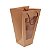 Sacola com Visor Liso Kraft G 33x23x12cm - 10 Un - Imagem 1