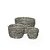 Cachepot Madeira Escura Ninho - Kit com 3 Un - Imagem 1