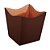 Cachepot G Pote 15 Color Marrom Terra - 10 Un - Imagem 1