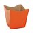Cachepot PP Pote 6 Color Laranja - 10 Un - Imagem 1