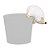 Enfeite Cerâmica Decorativo Pendurar Porco Espinho 9x4x5cm - 1 Un - Imagem 1