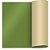 Folha Poli Quadrado Metalizado Verde/Ouro 68x68cm - 25 Un - Imagem 2