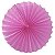 Enfeite de Papel Fiorata 30cm Rosa Choque - 1 Un - Imagem 1