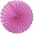 Enfeite de Papel Fiorata 40cm Rosa Choque - 1 Un - Imagem 1