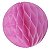 Enfeite de Papel Globo 21cm Rosa Choque - 1 Un - Imagem 1