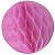 Enfeite de Papel Globo 34cm Rosa Choque - 1 Un - Imagem 1