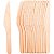 Talher Madeira Natural Faca 16cm - 50 Un - Imagem 1