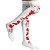 Meia Longa Estampada Cor Mix Design Halloween 67cm - 1 Par - Imagem 2