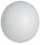 Balão Clear Esfera Branco 20'' / 50cm - Imagem 1