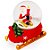 Globo de Água Natalino Trenó do Papai Noel - 1 Un - Imagem 1
