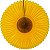 Enfeite de Papel Girassol 42cm Amarelo Ouro com Marrom - 1 Un - Imagem 1