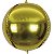 Balão Metalizado Redondo 12" Dourado - 3 Un - Imagem 1