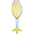 Balão Metalizado Taça de Champagne 40" Cheers - 1 Un - Imagem 2