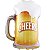 Balão Metalizado Caneca de Chopp 23" Cheers - 1 Un - Imagem 1