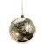 Bola de Natal com Glitter Ouro Liso 8cm - 6 Un - Imagem 1