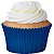 Forminha Para Bolinho Cupcake Liso nº 0 Azul Royal - 45 Un - Imagem 1