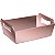 Cesta de Cartão Laminada Rosê Gold G 32x24x11cm - 10 Un - Imagem 1