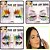Adesivo Facial Colorido para Carnaval - Modelos Sortidos - Imagem 1