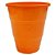Copo Plástico Happy Line 210ml Laranja - 8 Un - Imagem 1