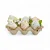 Cartela Mini Ovos Decorativos com Folhas 10x10x15cm - 1 Un - Imagem 3
