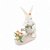 Coelho Decorativo de Resina Regando Flores La Belle 12,5cm - 2 Un - Imagem 2