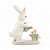 Coelho Decorativo de Resina Regando Flores La Belle 12,5cm - 2 Un - Imagem 4