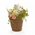 Vaso Decorativo com Coelho Flores Verde Fondant 23x16cm - 2 Un - Imagem 3