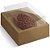 Caixa New Moldura Para Um Meio Ovo 250g Kraft - 10 Un - Imagem 1