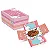 Caixa Surpresa Para 1 Meio Ovo Coelhinhos 350g 17,5x13,5x10cm Rosa - 10 Un - Imagem 1