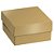 Kit Mini Caixa Quadrada Glam Gold P 6,5x6,5x3,5cm - 50 Un - Imagem 1
