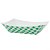 Bandeja de Papel Dobrável Xadrez Junina 14,5cm Verde - 10 Un - Imagem 1