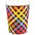Copo de Papel 270ml Xadrez Color Junina - 10 Un - Imagem 1