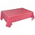 Toalha de Mesa Plástica Xadrez 1,37x1,83 Metros Vermelho - 1 Un - Imagem 1