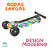 Patinete Infantil Com 3 Rodas Dobrável  colorido 70kg - Imagem 9