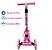 Patinete Infantil Com 3 Rodas Dobrável Rosa - Imagem 8
