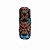 Capa Para Isqueiro Clipper de Cerâmica Plástica - Azul/ Laranja - Imagem 3