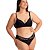 Conjunto de Lingerie Plus Vivíssima Carina com Bojo Preto - Imagem 1