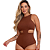 Body de Viscose Sustentável Vivíssima Bali Café - Imagem 1