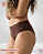 Calcinha Cintura Alta em Viscose MARROM - Imagem 3