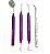 KIT CLINICO KOLORIT 3PCS ROXO 6B INVENT - Imagem 1