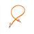 CORRENTE PARA GUARDANAPO DE SILICONE LARANJA CONFORT ODONTO - Imagem 1