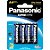 Pilha Panasonic AA 4 Unidades - Imagem 1