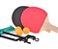 Kit 2 Raquete Tenis De Mesa Ping Pong Lisa Rede - Red Star - Imagem 1