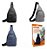 Pochete Masculina Feminina Transversal Shoulder Bag Fitness - Imagem 2