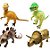 Dinossauros 4 peças F0028 Dino World - Imagem 1